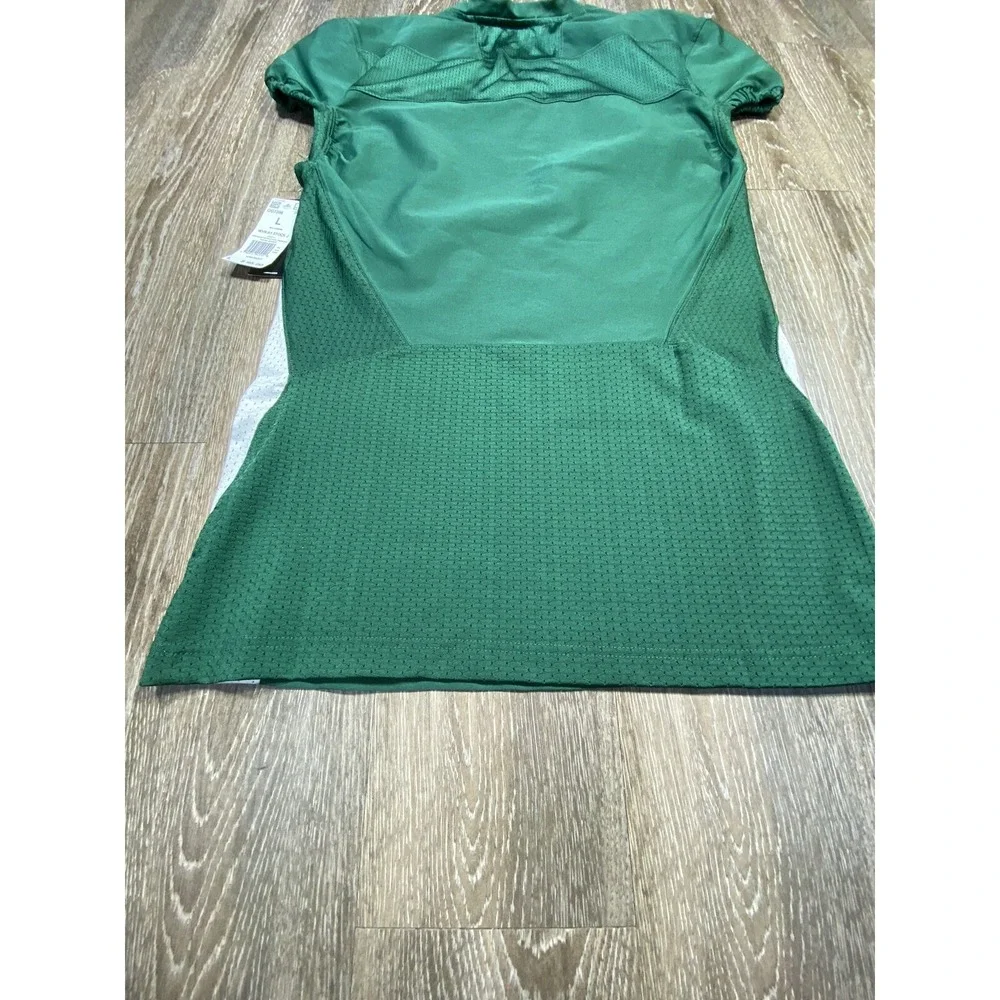 Adidas Football Jersey Mens Large Green V Neck Athletic Trainer Blank A1 Stock J